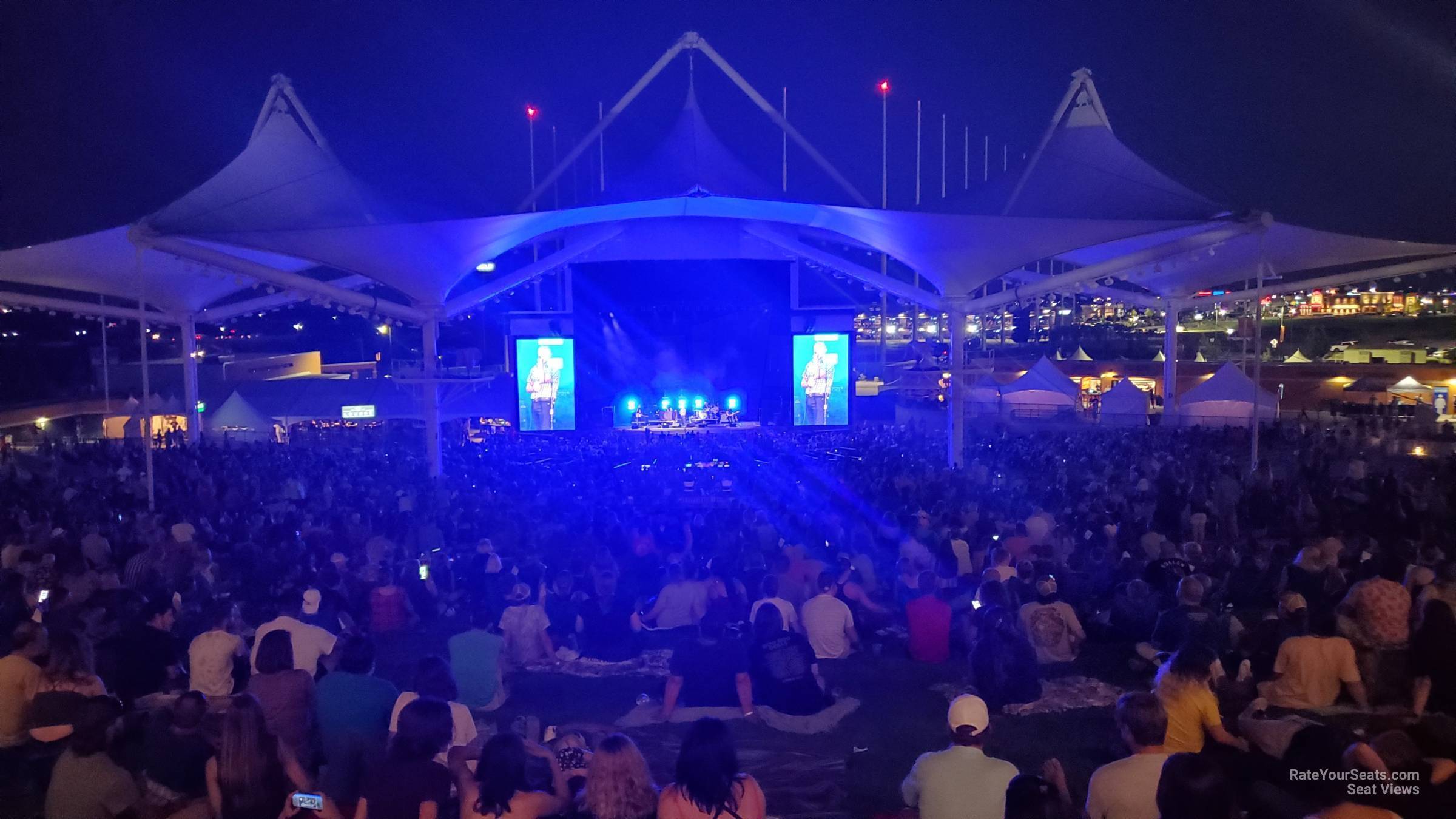 lawn seat view  - walmart amp